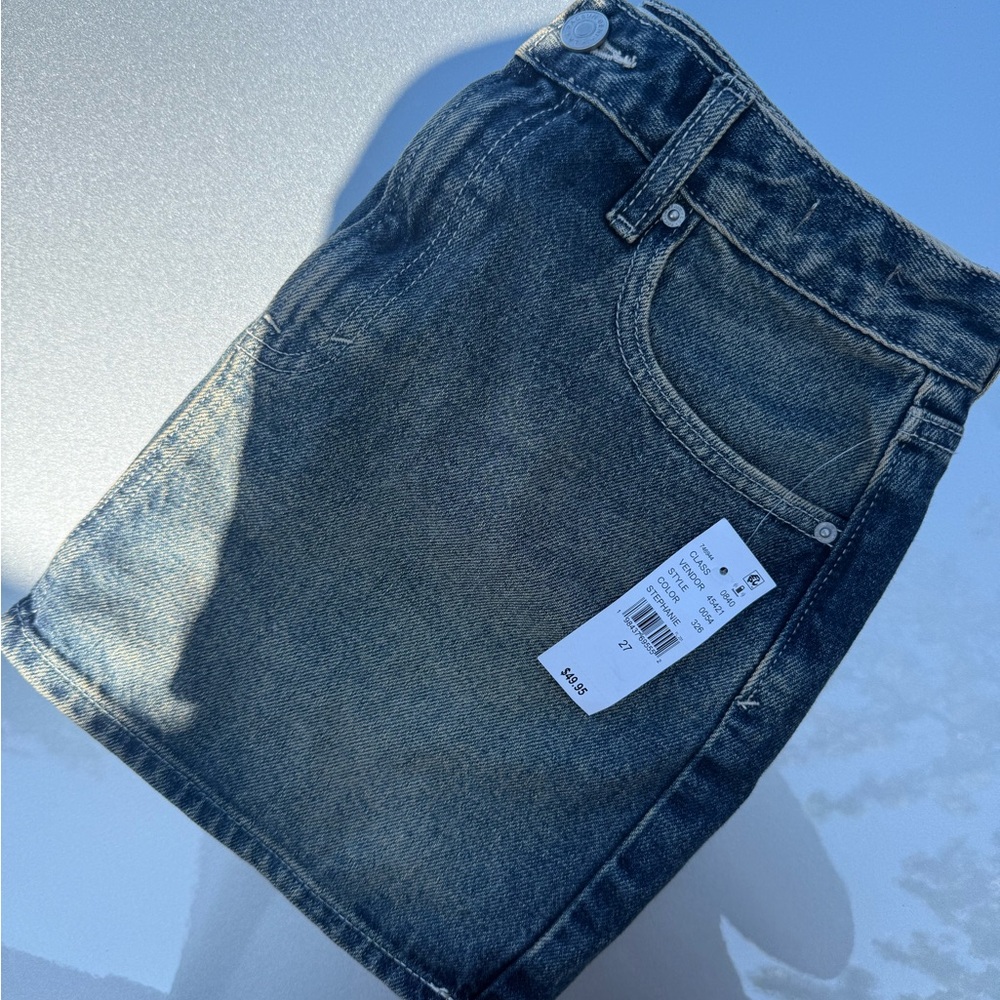 PacSun Blue Denim Mini Skirt
